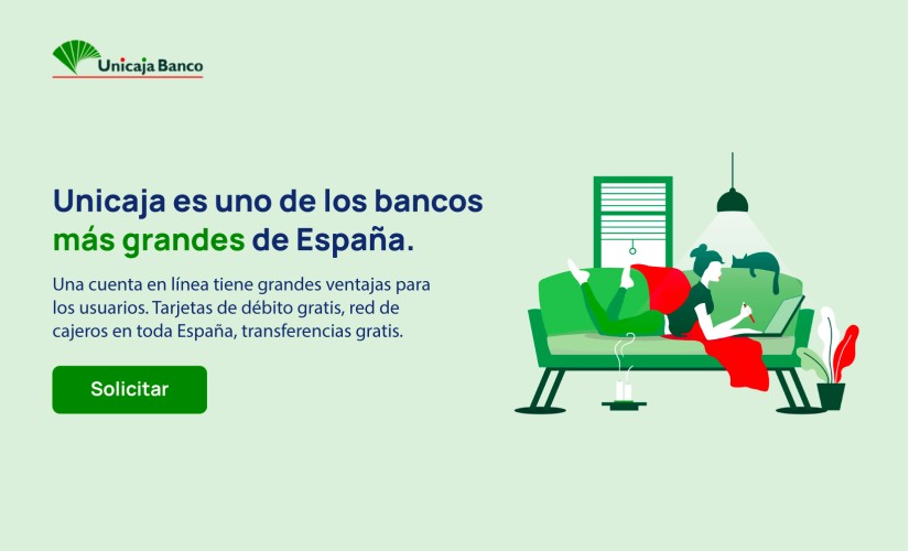 Unicaja Cuenta y Tarjeta de débito gratis