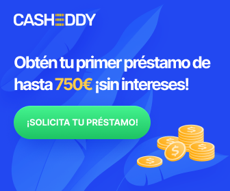 Primer prestamo hasta 750 euros - CashEddy